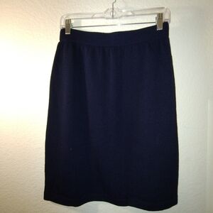 St. John Dark Blue Pencil Skirt
